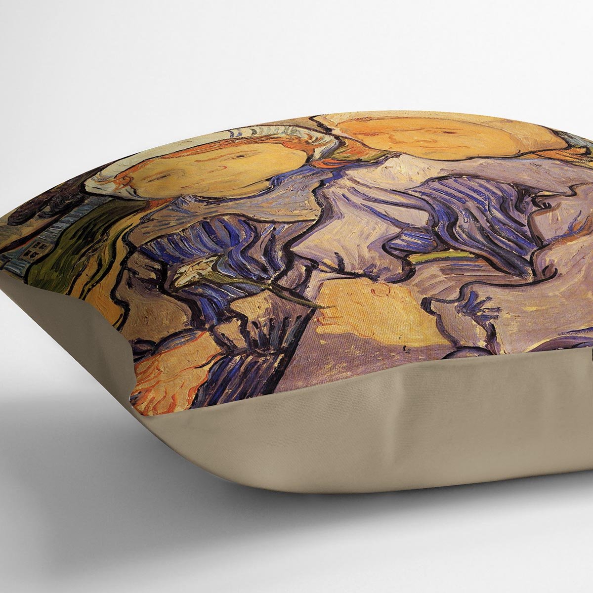 Two Children by Van Gogh Throw Pillow