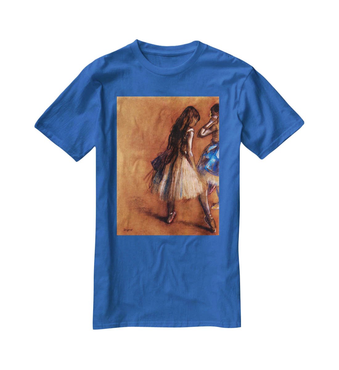 Two dancers 1 by Degas T-Shirt - Canvas Art Rocks - 2