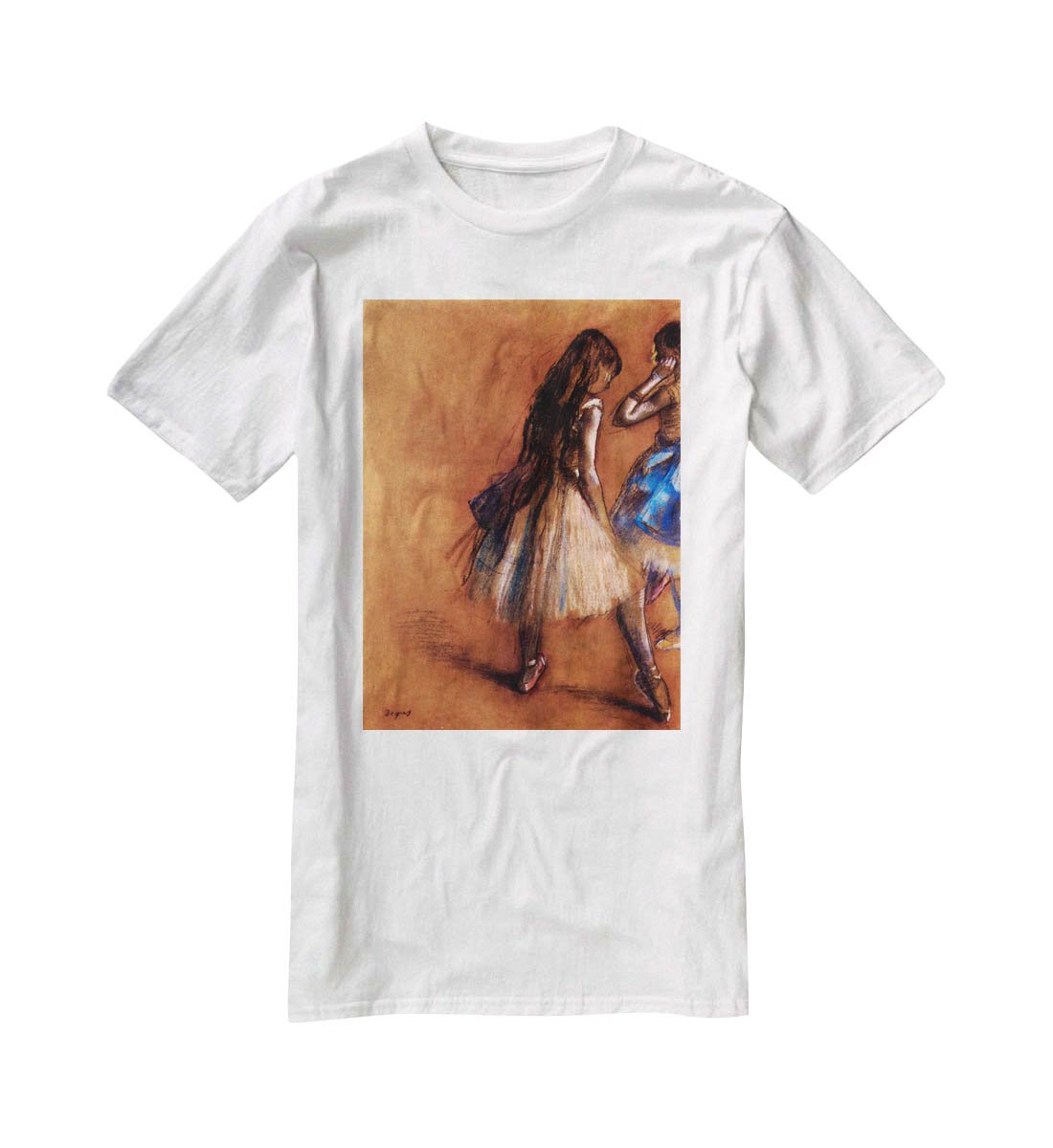 Two dancers 1 by Degas T-Shirt - Canvas Art Rocks - 5