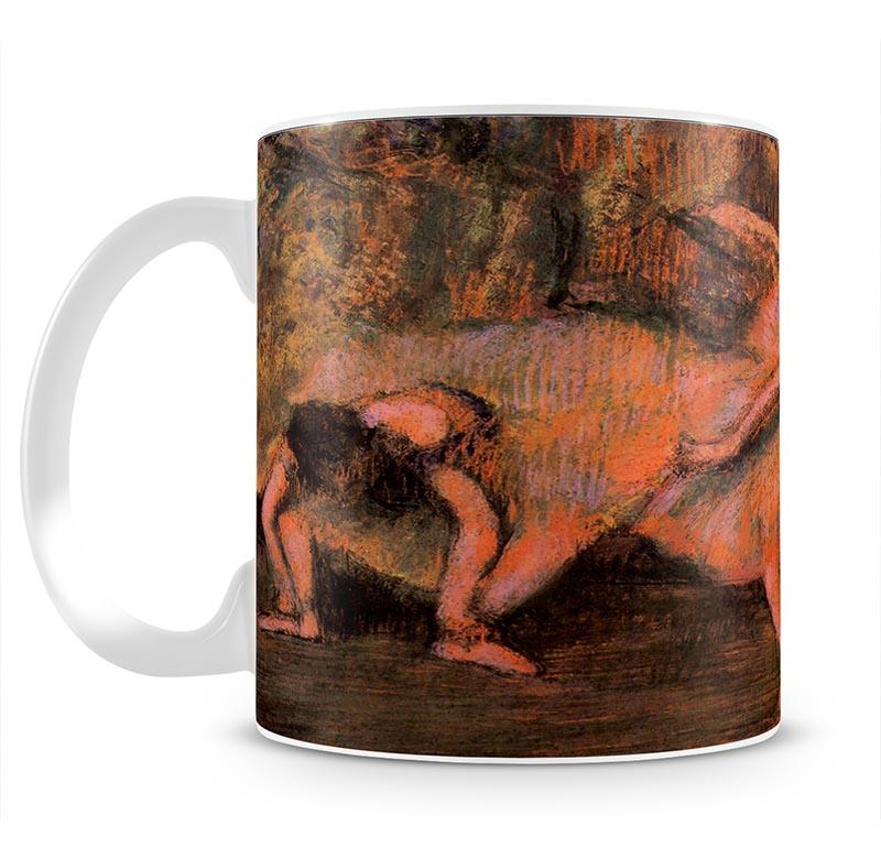 Two dancers on a bank by Degas Mug - Canvas Art Rocks - 1