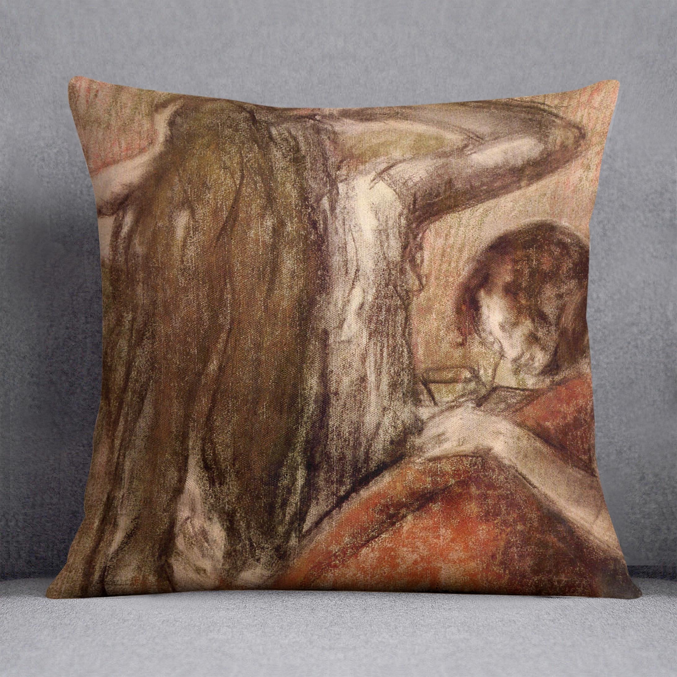 Two girls by Degas Cushion