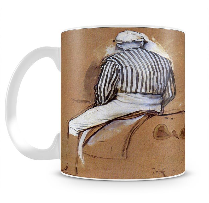 Two jockeys by Degas Mug - Canvas Art Rocks - 1