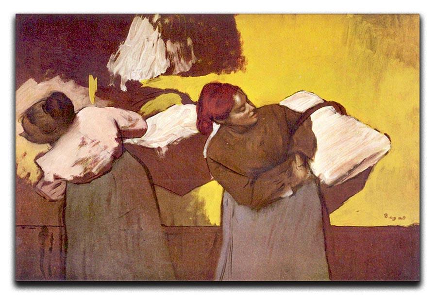 Two washer women by Degas Canvas Print or Poster - Canvas Art Rocks - 1