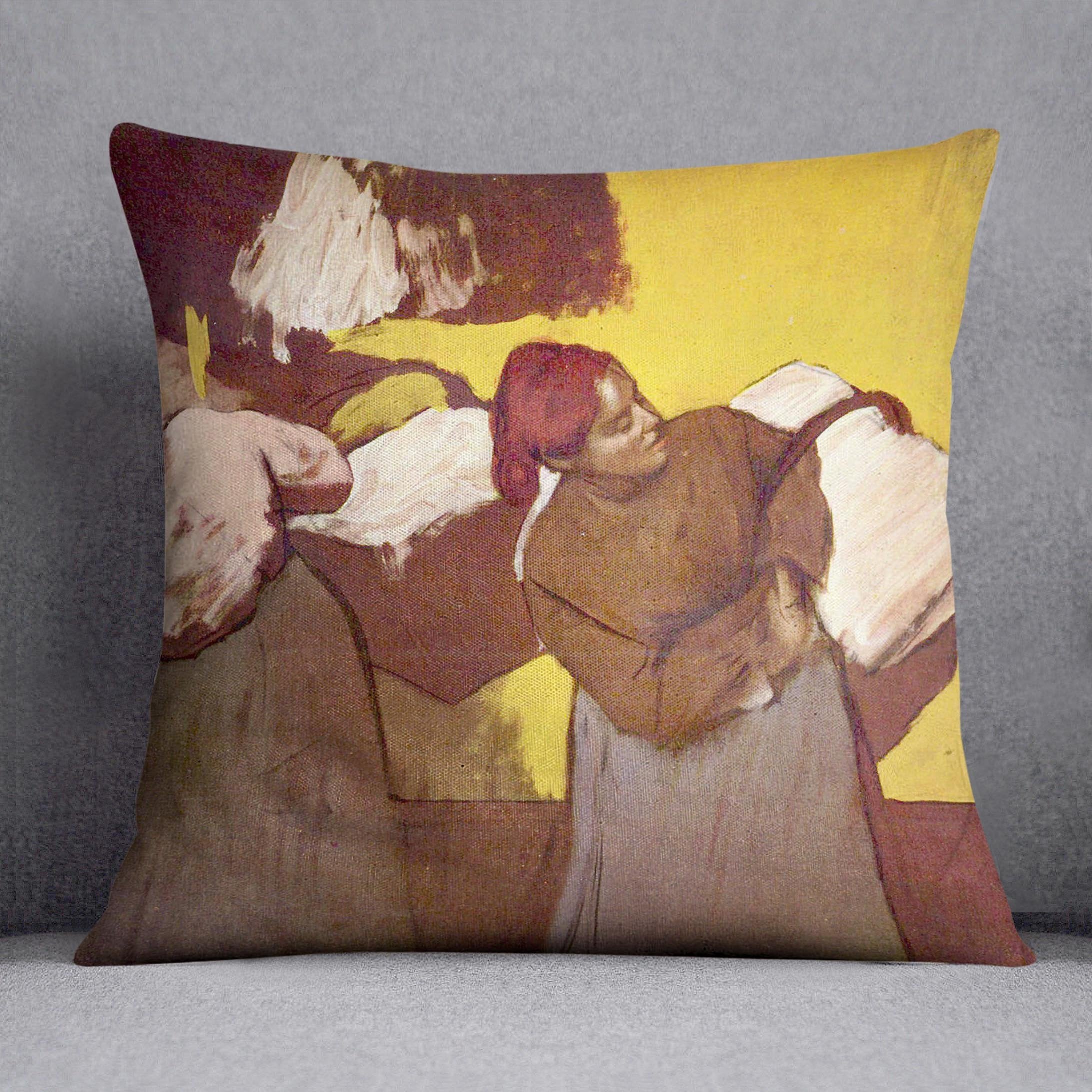 Two washer women by Degas Cushion