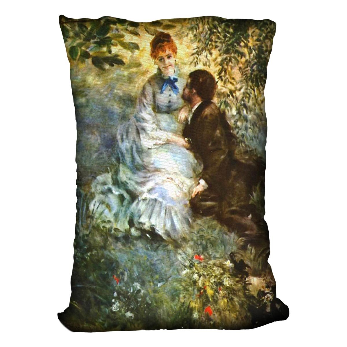 Twosome by Renoir Throw Pillow