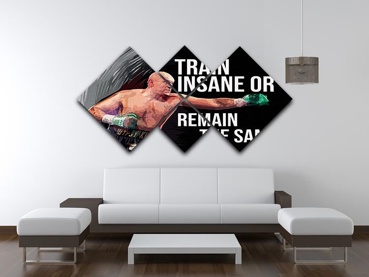 Tyson Fury Gypsy King 4 Square Multi Panel Canvas - Canvas Art Rocks - 3