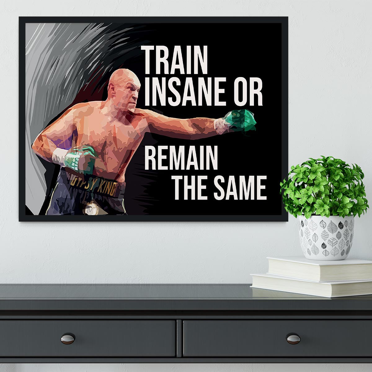 Tyson Fury Gypsy King Framed Print - Canvas Art Rocks - 2