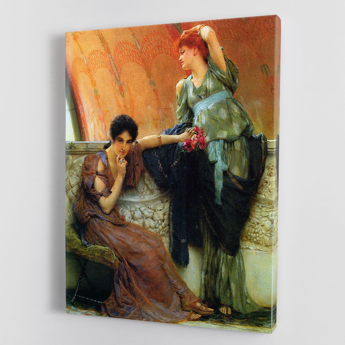 Unconscious rivals detail by Alma Tadema Canvas Print or Poster