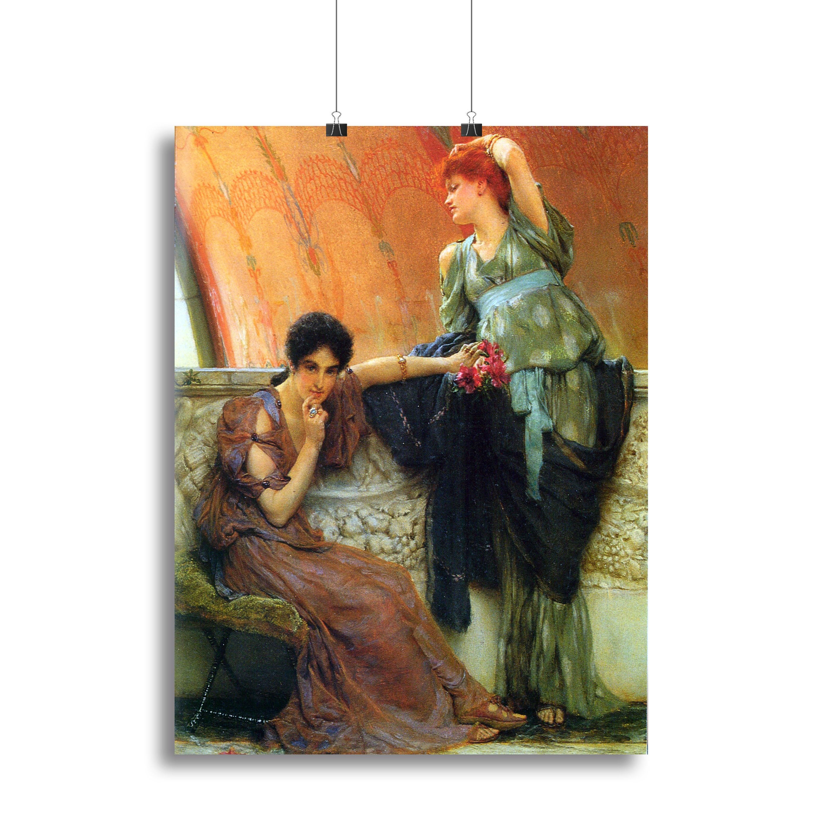 Unconscious rivals detail by Alma Tadema Canvas Print or Poster