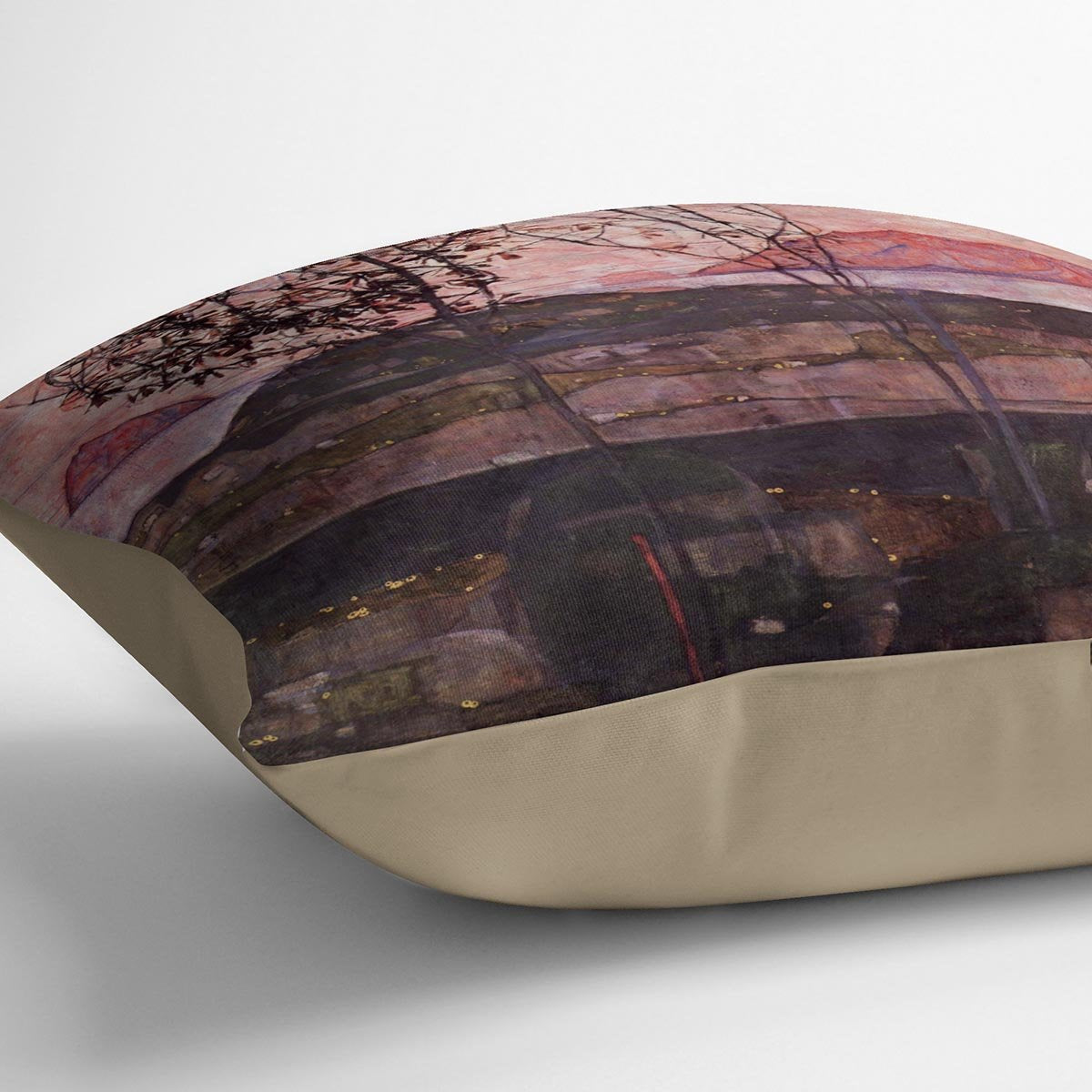 Underground Sun by Egon Schiele Cushion