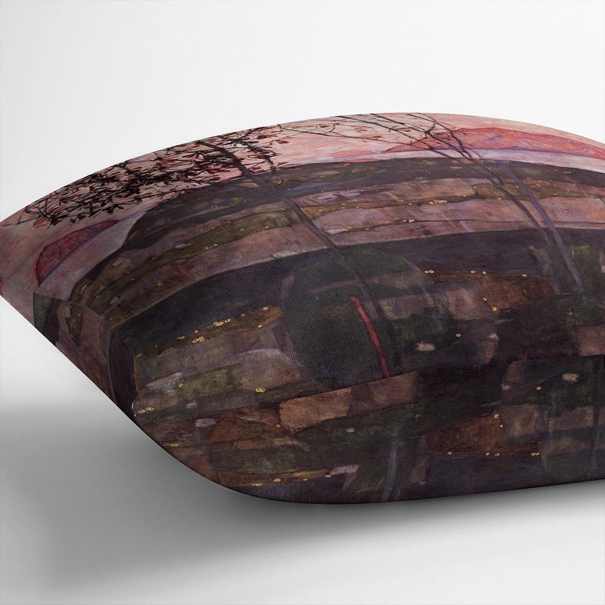 Underground Sun by Egon Schiele Cushion