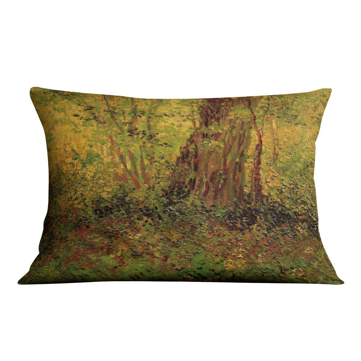 Undergrowth 2 by Van Gogh Throw Pillow