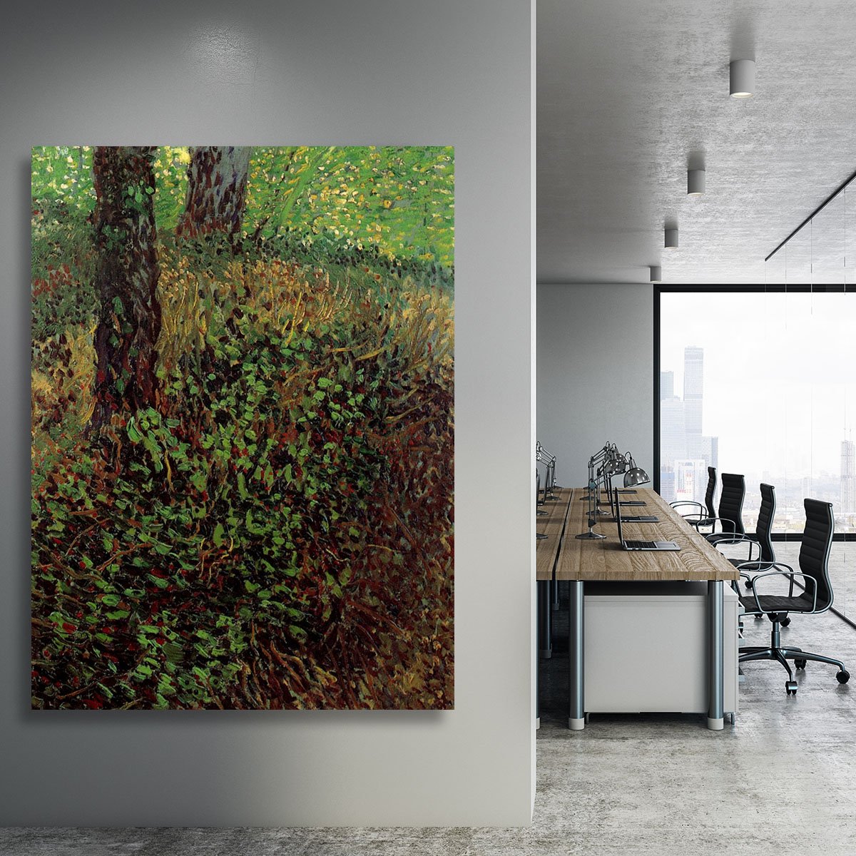 Undergrowth by Van Gogh Canvas Print or Poster