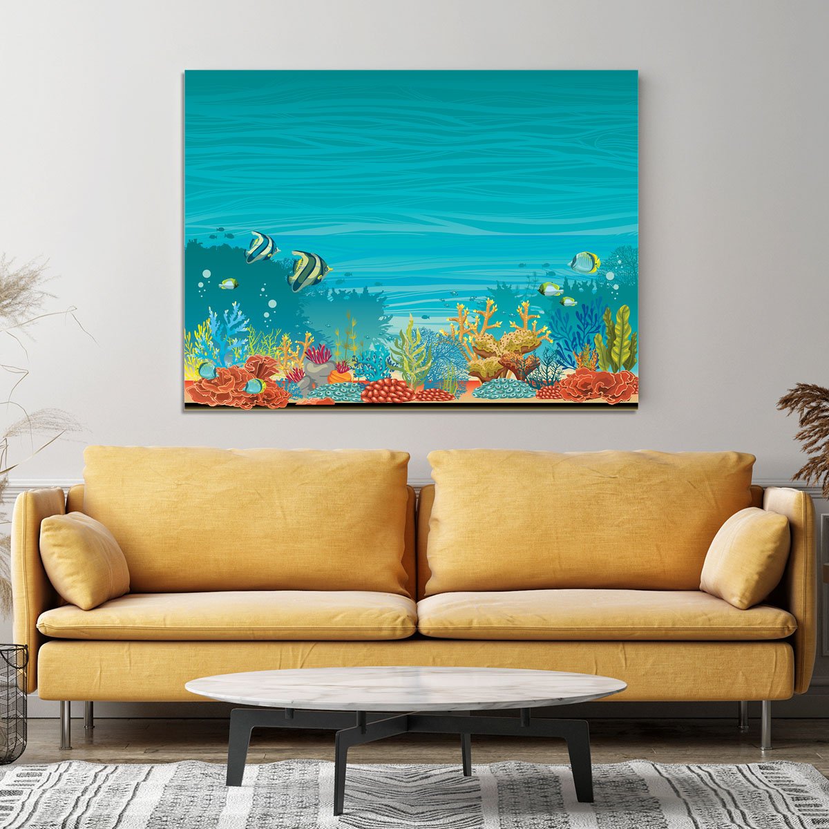 Underwater seascape Canvas Print or Poster