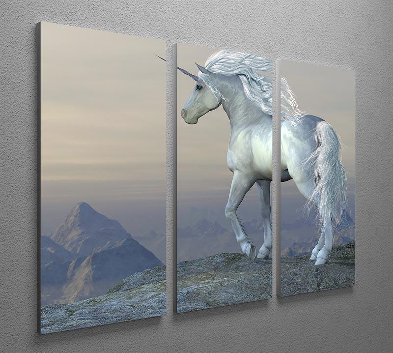 Unicorn Bluff 3 Split Panel Canvas Print - Canvas Art Rocks - 2