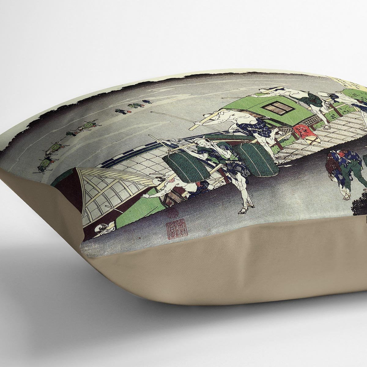 Unknown by Hokusai Throw Pillow