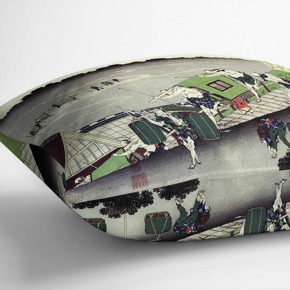 Unknown by Hokusai Throw Pillow