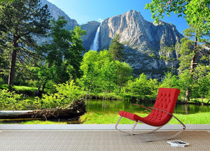 Upper Yosemite Falls Wall Mural Wallpaper - Canvas Art Rocks - 2