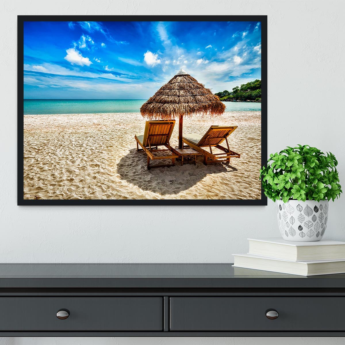 Vacation holidays Framed Print - Canvas Art Rocks - 2