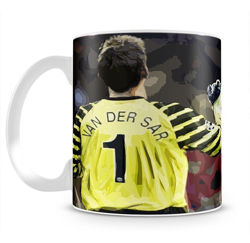 Van Der Sar And Rio Ferdinand Mug - Canvas Art Rocks - 2