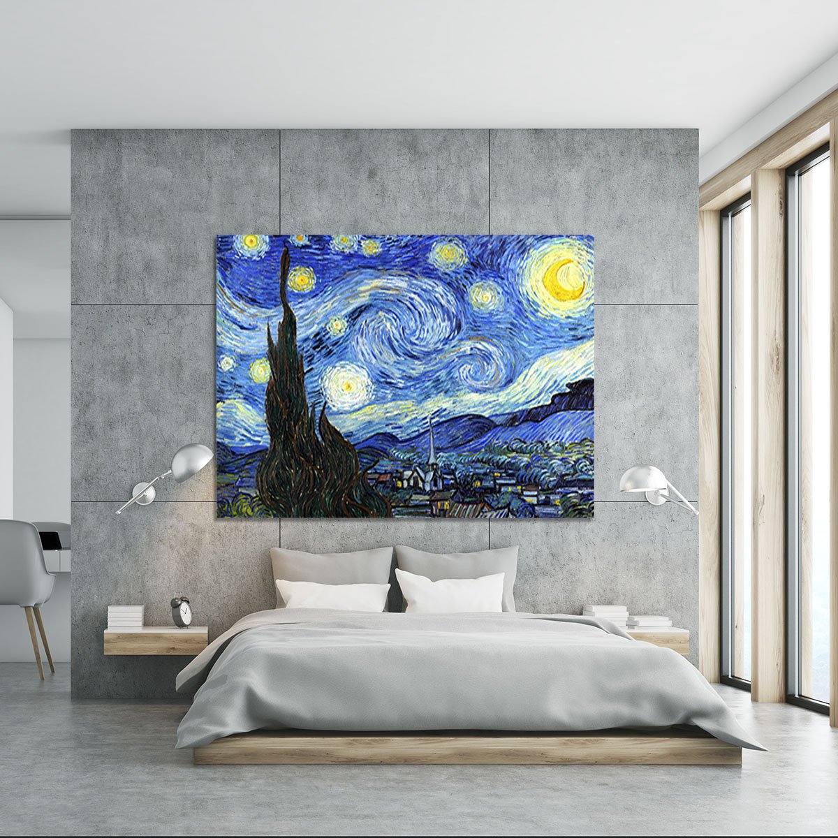 Van Gogh Starry Night Canvas Print or Poster