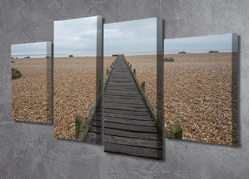 Vanishing Point 4 Split Panel Canvas - Canvas Art Rocks - 2