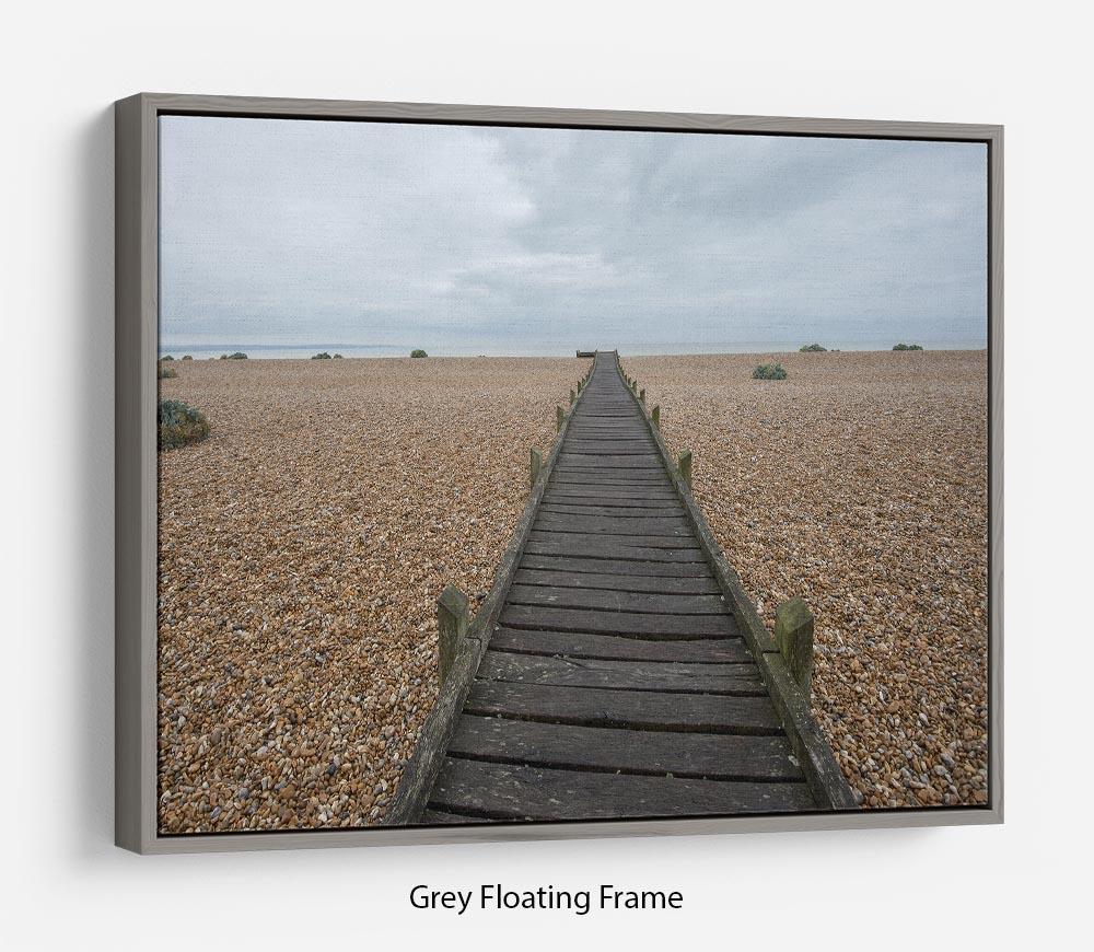 Vanishing Point Floating Frame Canvas - Canvas Art Rocks - 3