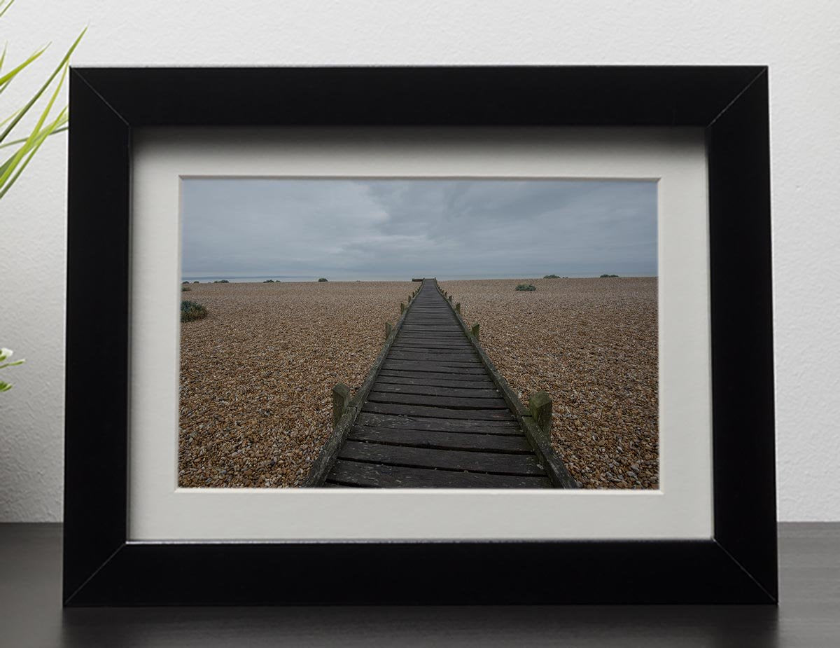 Vanishing Point Framed Print - Canvas Art Rocks - 1