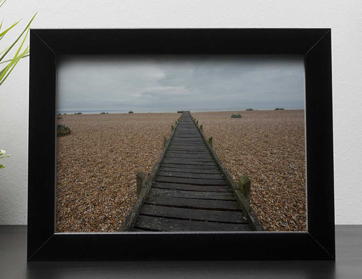 Vanishing Point Framed Print - Canvas Art Rocks - 2