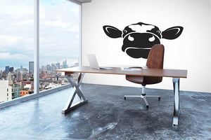 Vector image of an cow Wall Mural Wallpaper - Canvas Art Rocks - 3