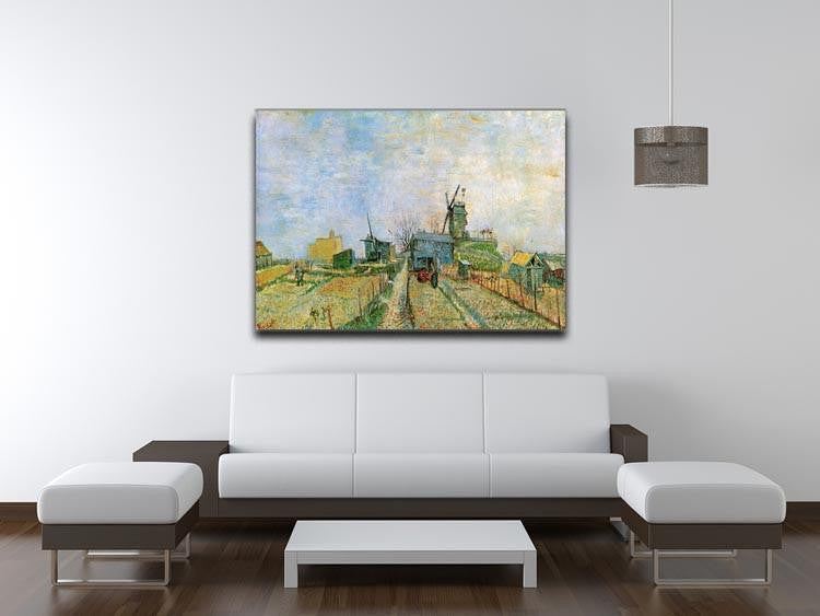 Vegetable Garden in Montmartre by Van Gogh Canvas Print & Poster - Canvas Art Rocks - 4