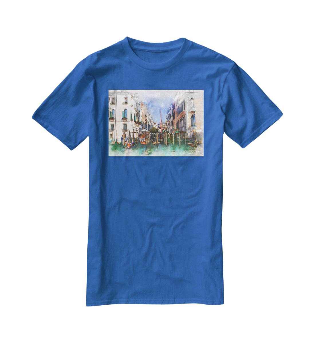 Venice Painting T-Shirt - Canvas Art Rocks - 2