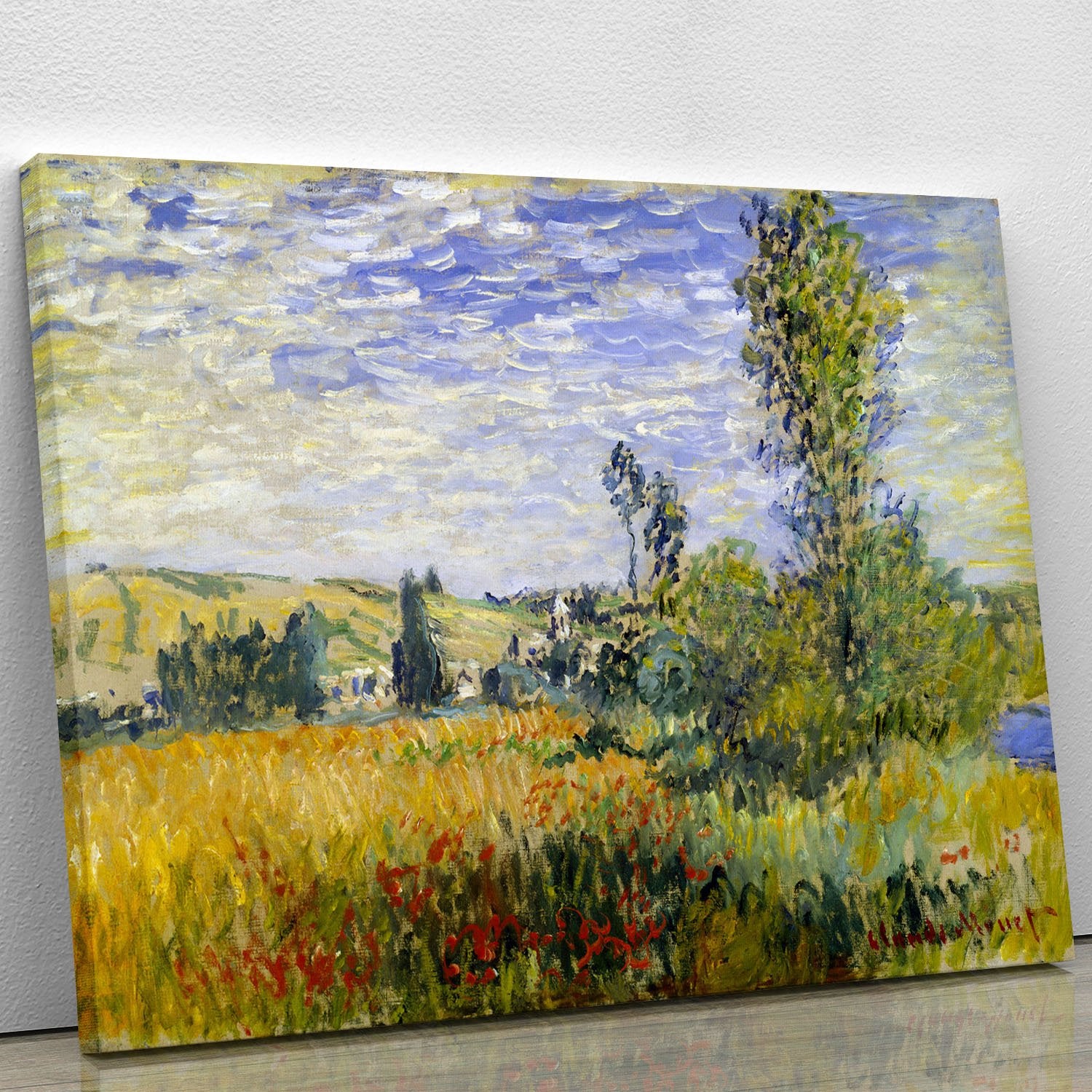 Vetheuil by Monet Canvas Print or Poster