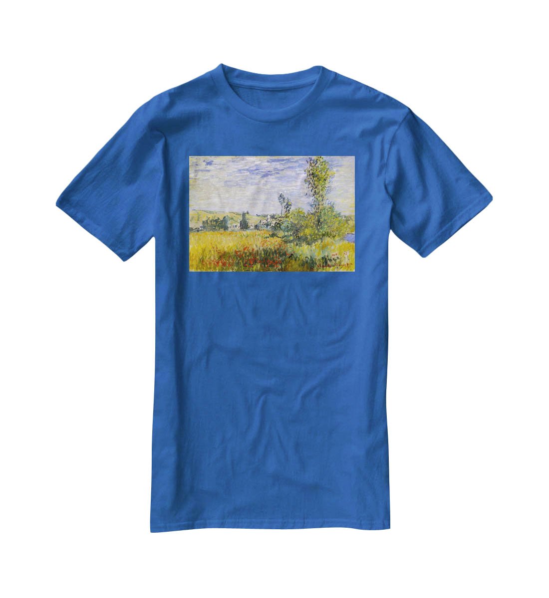 Vethueil by monet T-Shirt - Canvas Art Rocks - 2