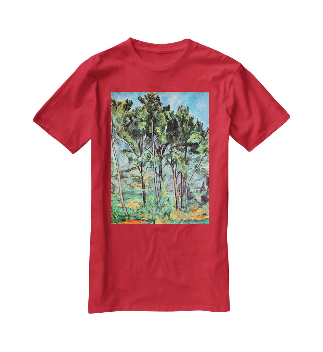 Viaduct by Cezanne T-Shirt - Canvas Art Rocks - 4