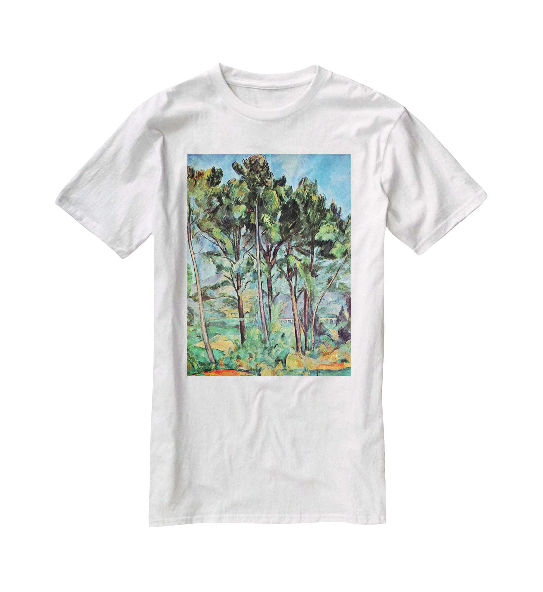 Viaduct by Cezanne T-Shirt - Canvas Art Rocks - 5