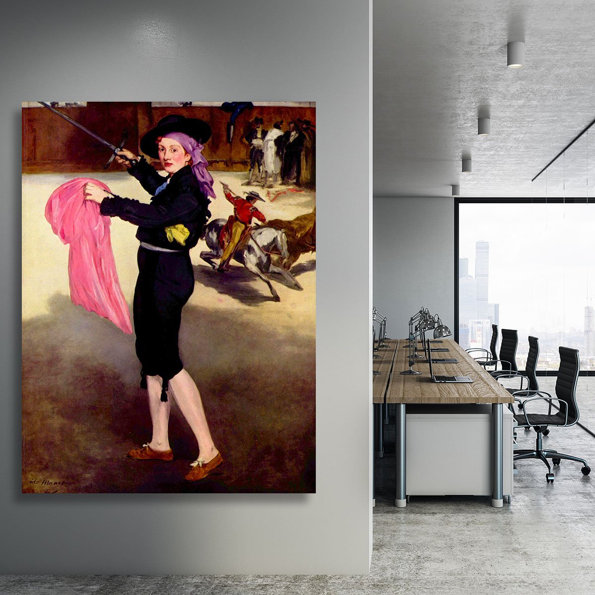 Victorine in the Costume of a Matador by Manet Canvas Print or Poster