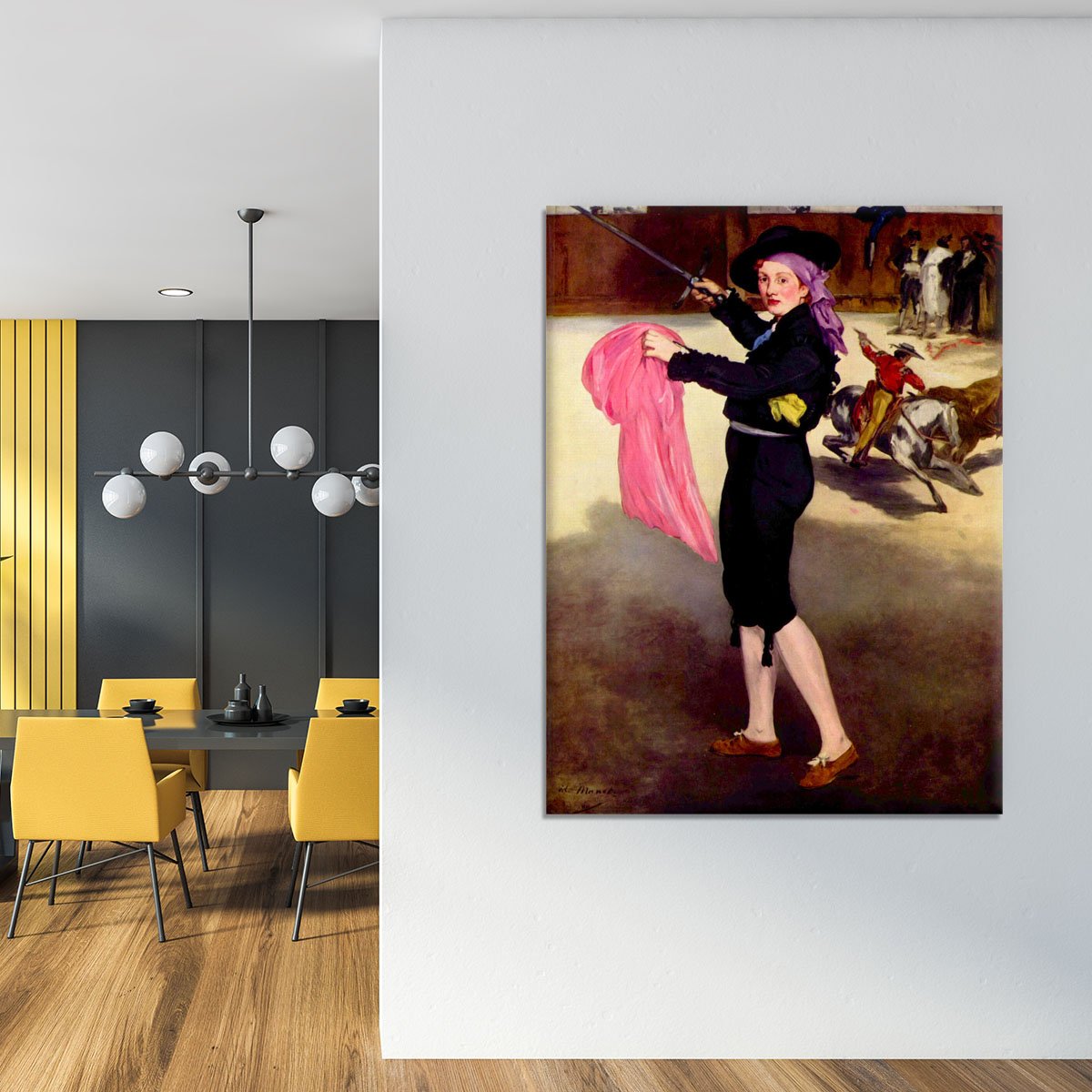 Victorine in the Costume of a Matador by Manet Canvas Print or Poster