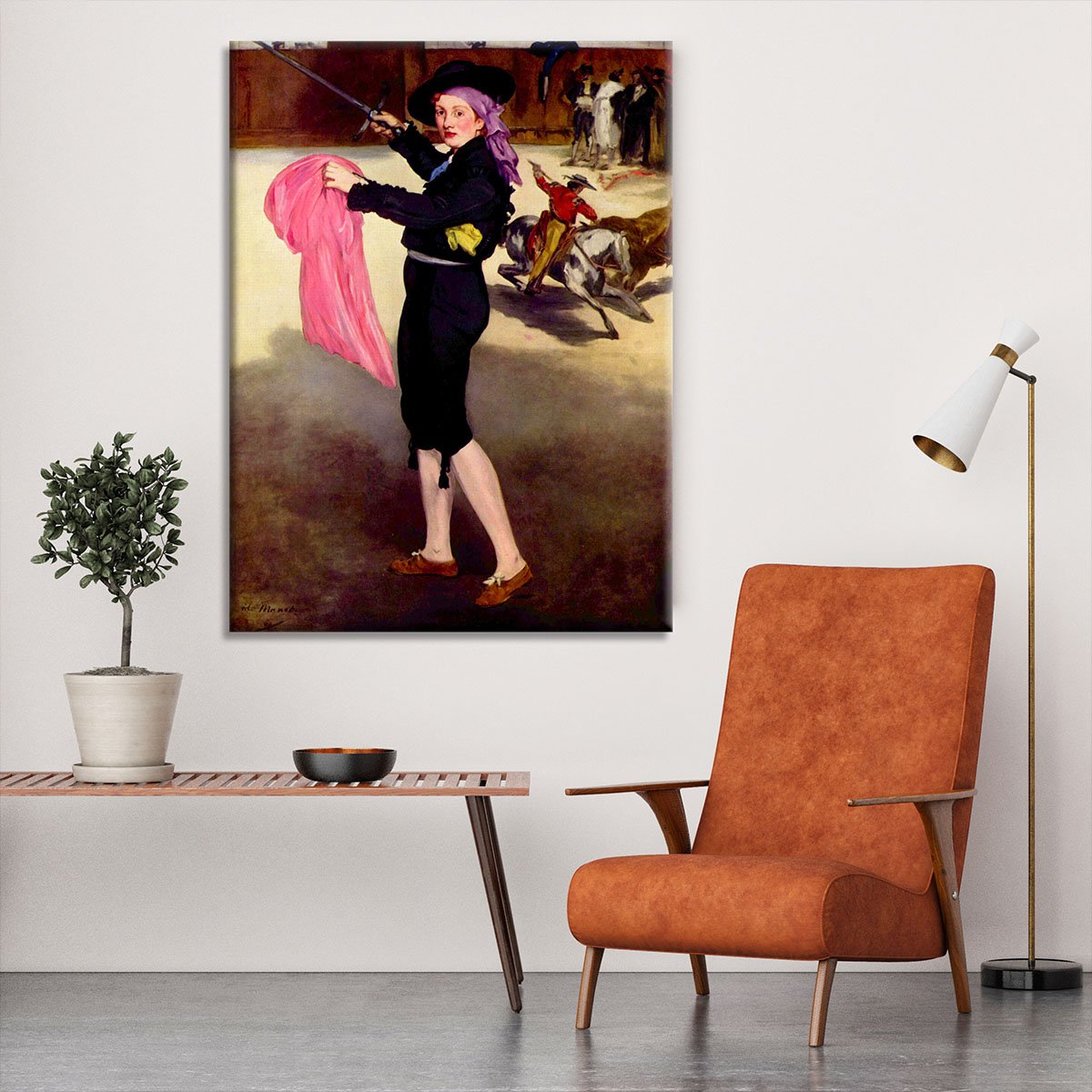 Victorine in the Costume of a Matador by Manet Canvas Print or Poster