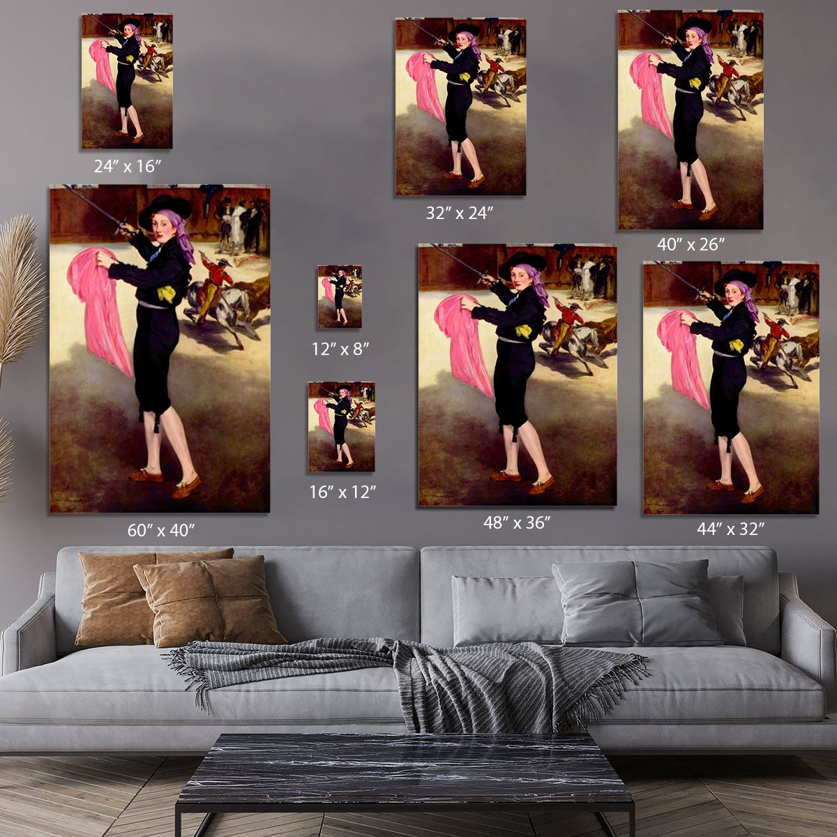 Victorine in the Costume of a Matador by Manet Canvas Print or Poster