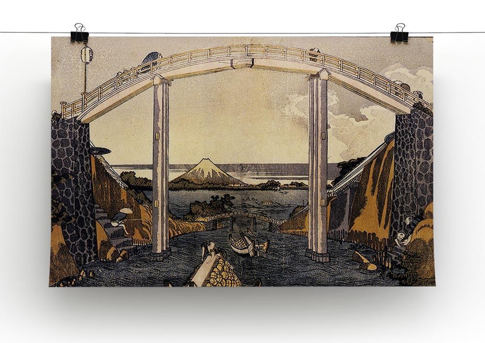 View of Mount Fuji by Hokusai Canvas Print or Poster - Canvas Art Rocks - 2