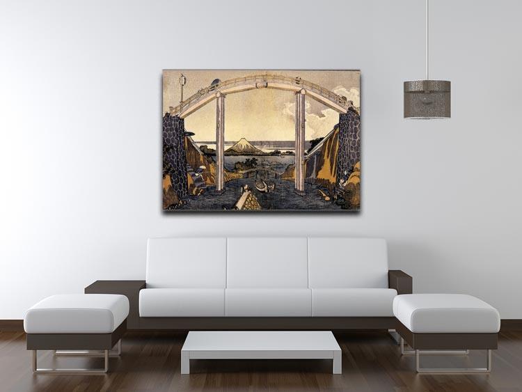 View of Mount Fuji by Hokusai Canvas Print or Poster - Canvas Art Rocks - 4