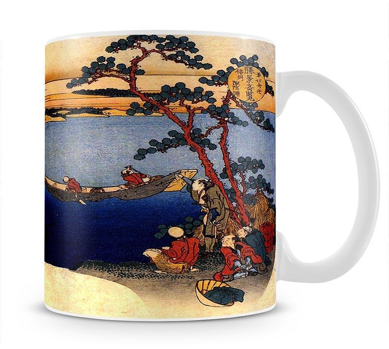View of lake Suwa by Hokusai Mug - Canvas Art Rocks - 1
