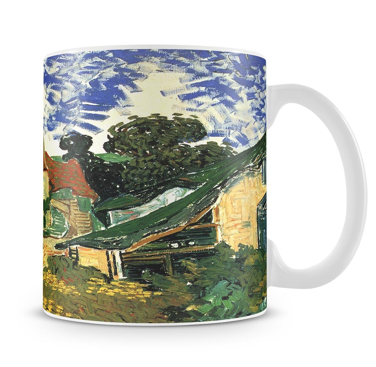 Villages Street in Auvers by Van Gogh Mug - Canvas Art Rocks - 4
