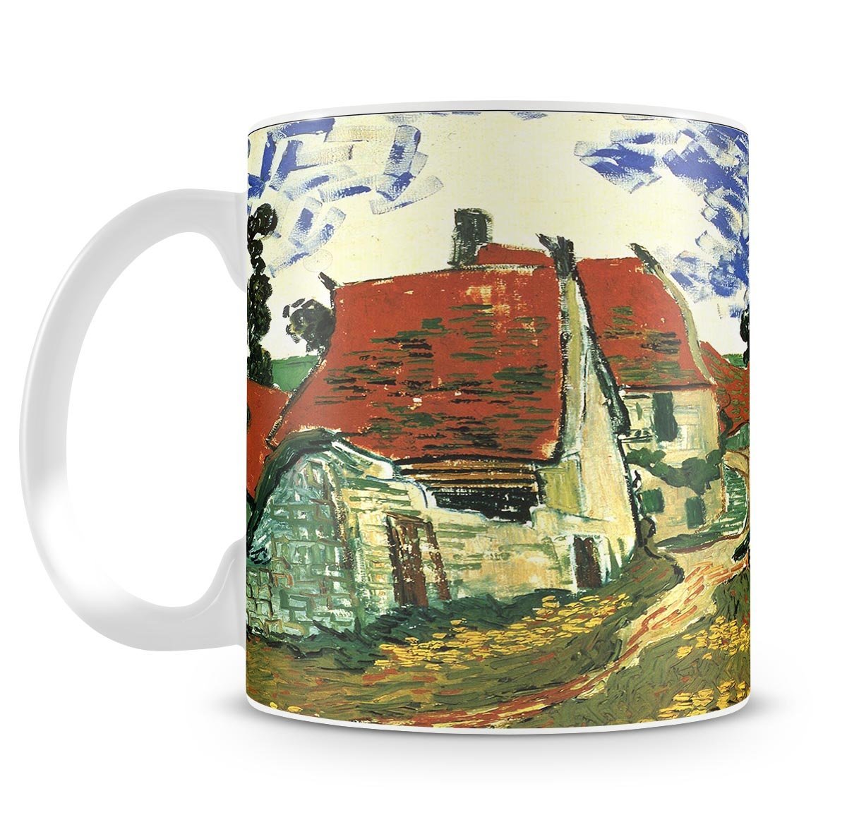 Villages Street in Auvers by Van Gogh Mug - Canvas Art Rocks - 4
