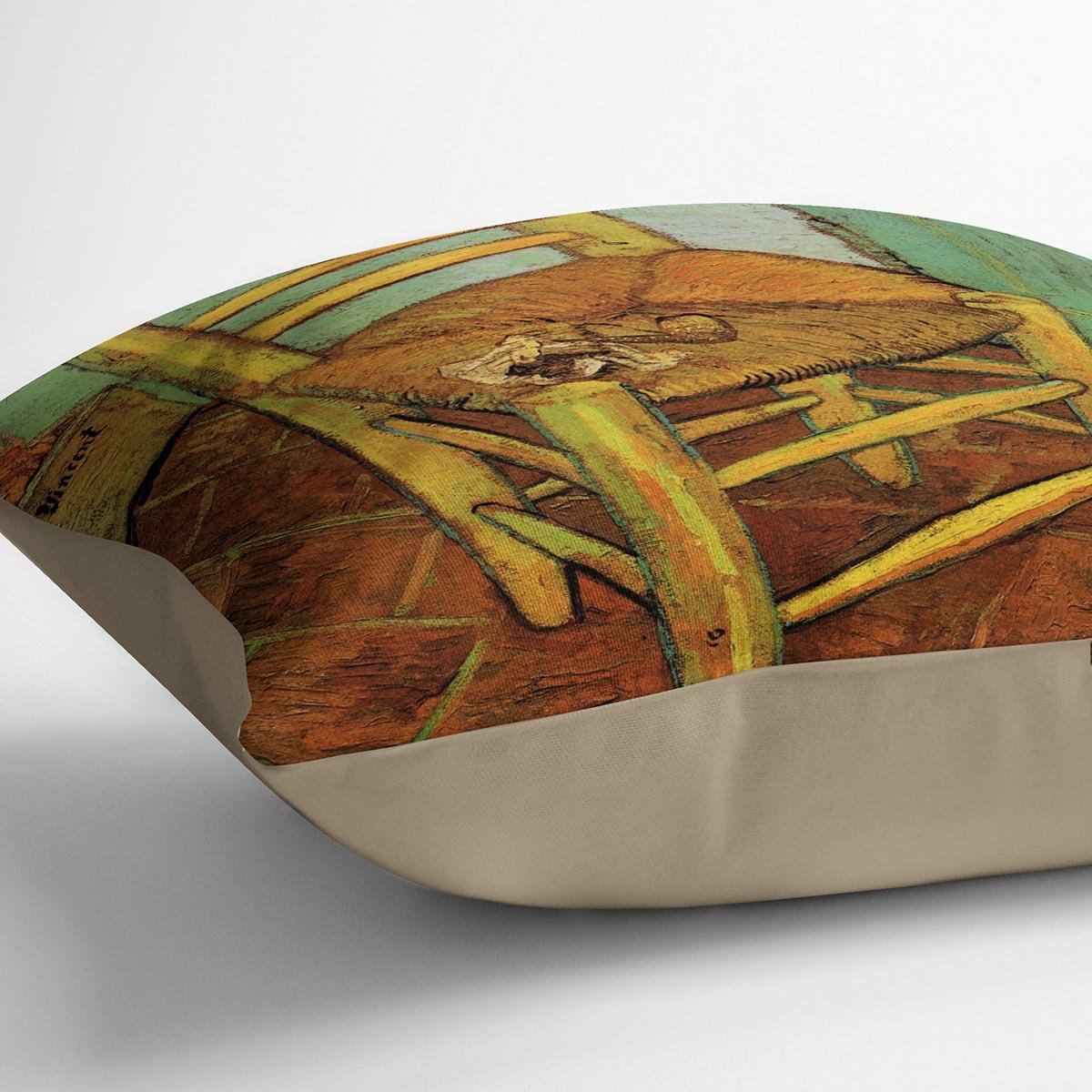 Vincent's Chair with His Pipe by Van Gogh Throw Pillow