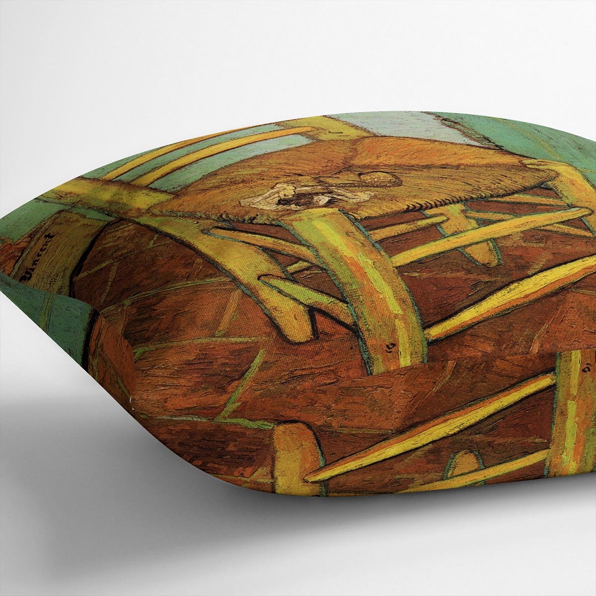 Vincent's Chair with His Pipe by Van Gogh Throw Pillow