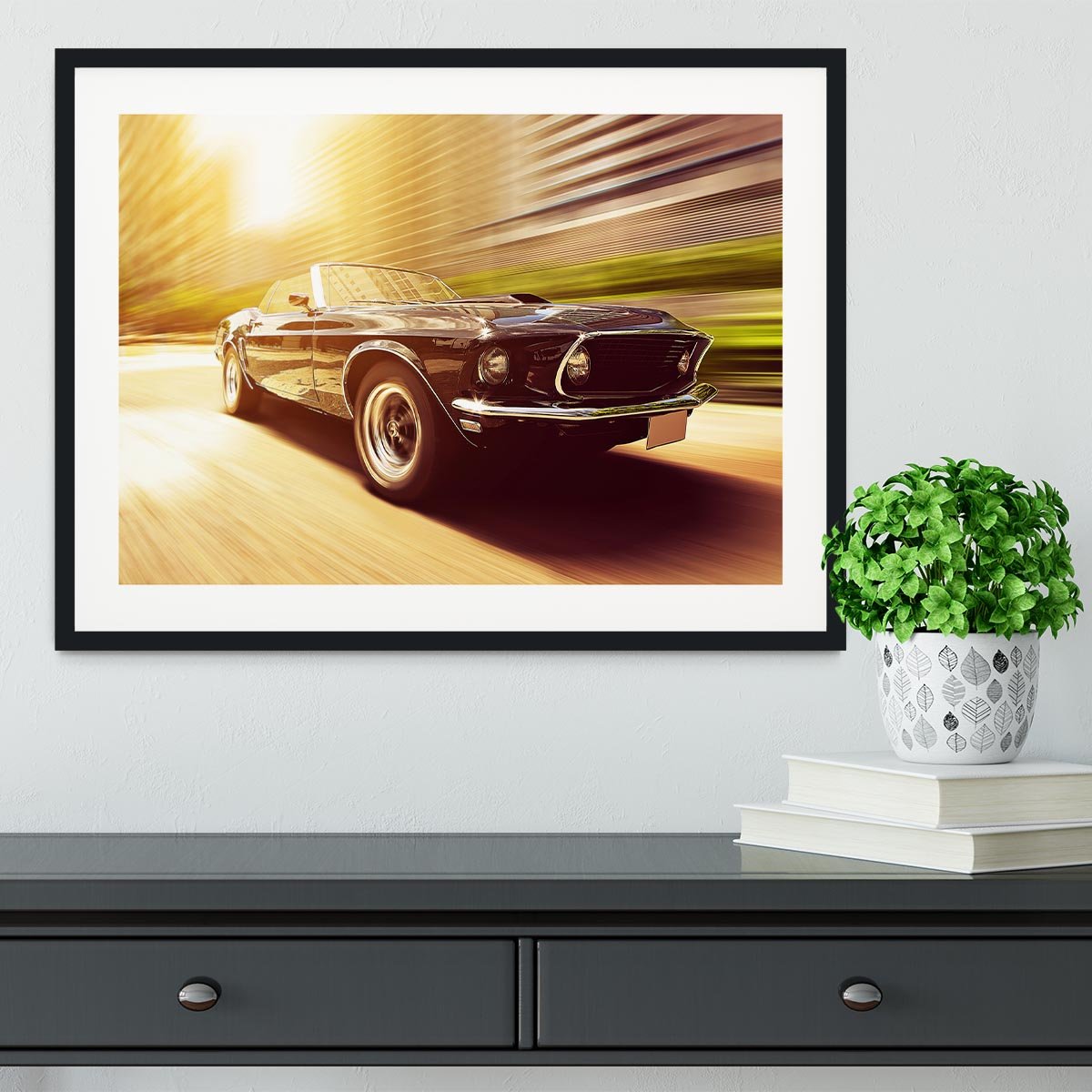 Vintage Car Framed Print - Canvas Art Rocks - 1