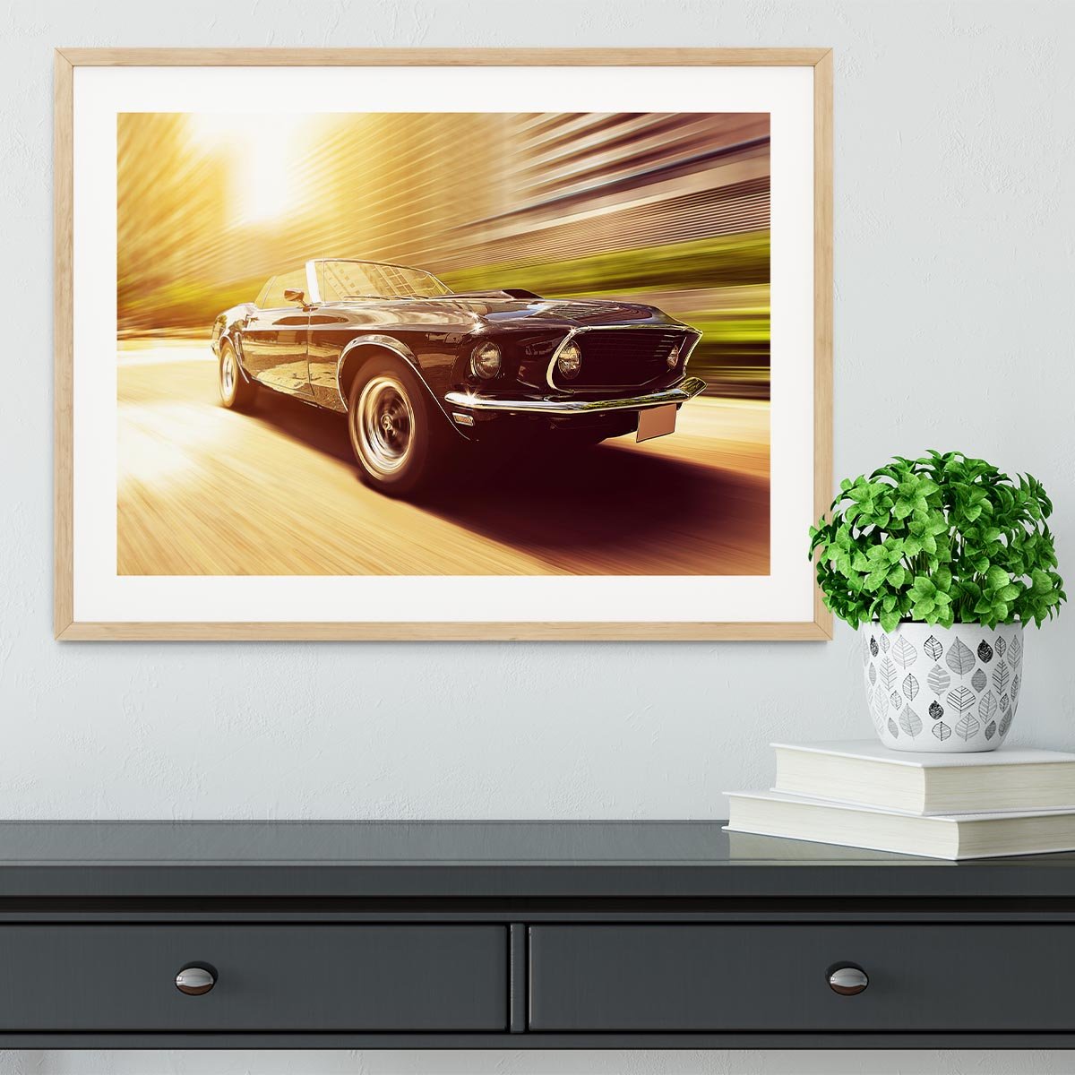 Vintage Car Framed Print - Canvas Art Rocks - 3