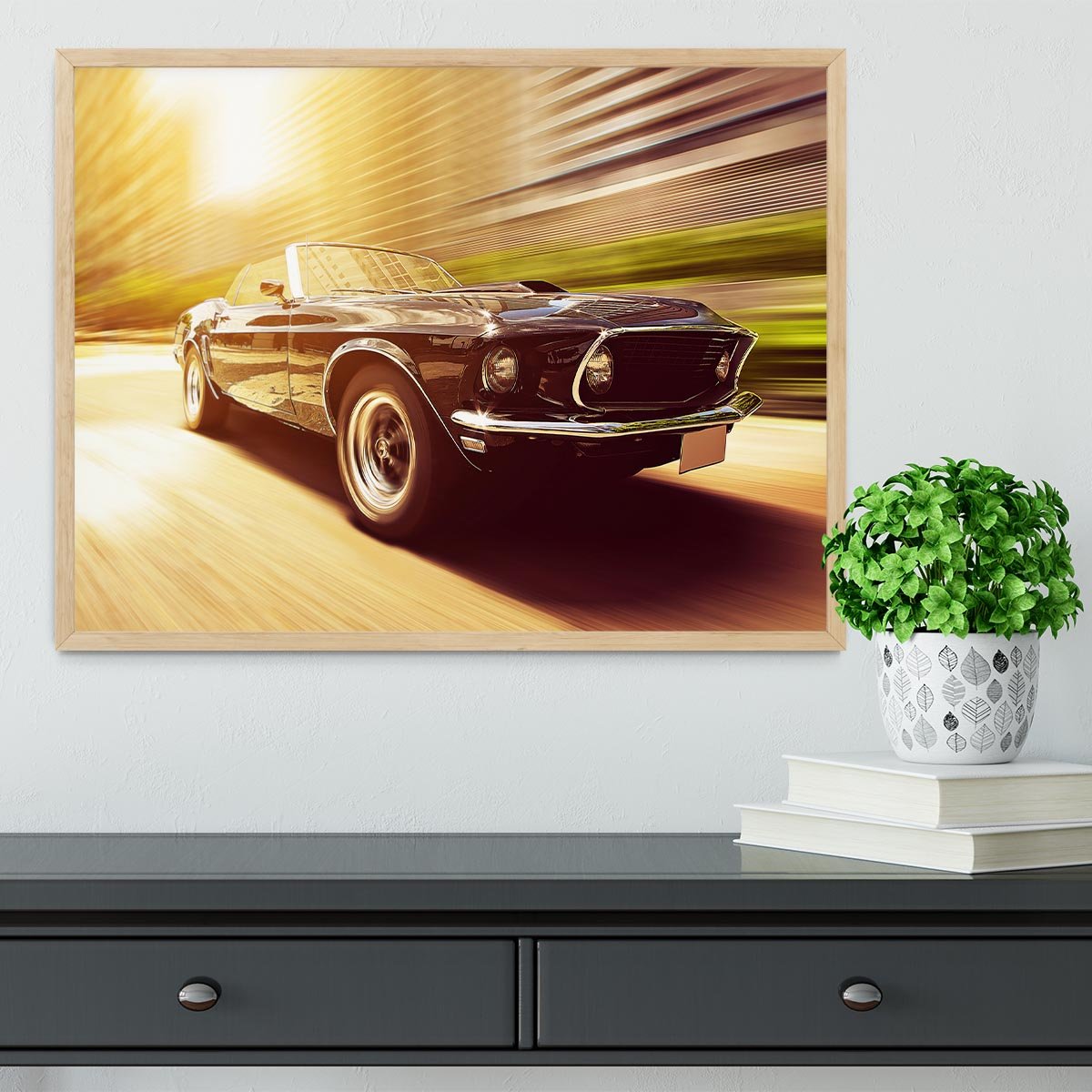 Vintage Car Framed Print - Canvas Art Rocks - 4